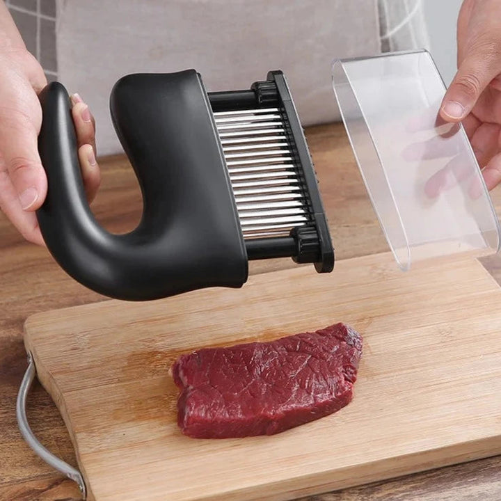 ChefTender - Fleischklopfer 48 Klingen Nadel Fleischklopfer Edelstahlmesser [Letzter Tag Rabatt]