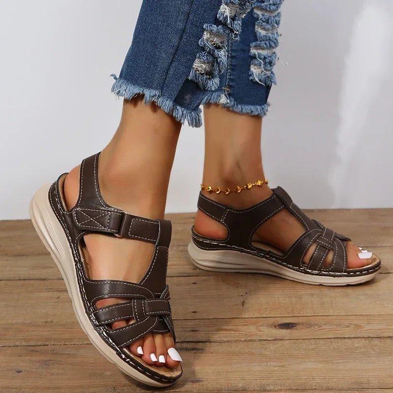 Lena – Elegante Leder-Sandalen für höchsten Komfort