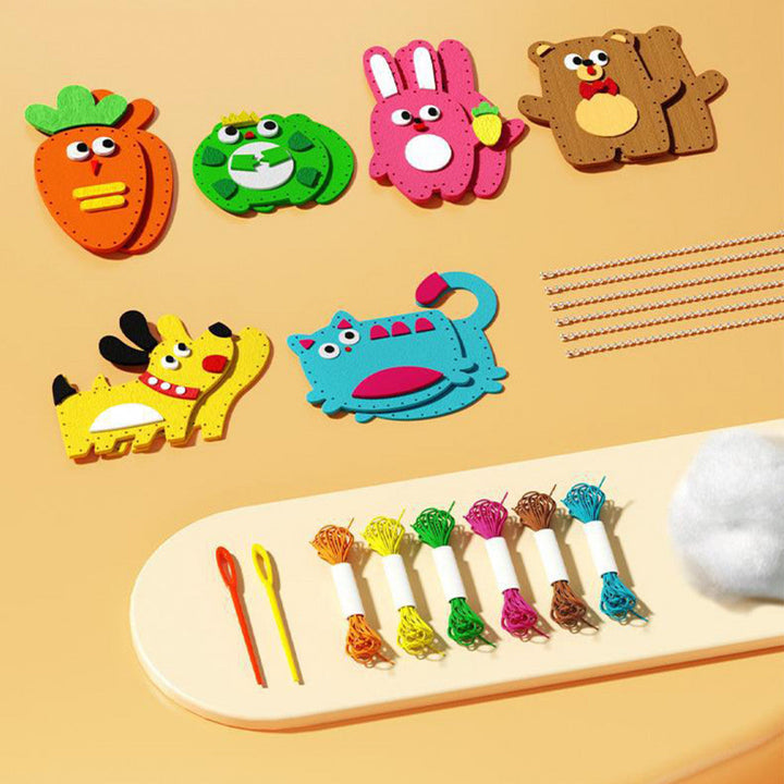 MagicStitch - Lustiges Nähset mit Tieren für Kinder