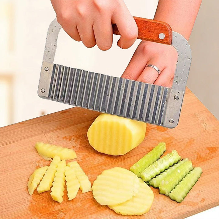 ChopRipple - Edelstahl-Wellen-Kartoffelschneider