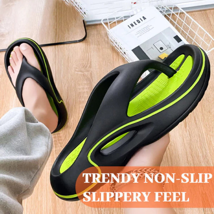 Komfino Flip-Flops mit dicken Sohlen