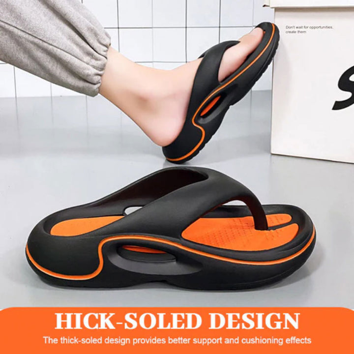 Komfino Flip-Flops mit dicken Sohlen