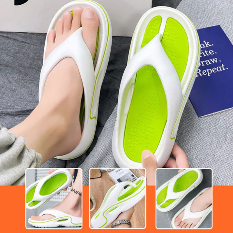 Komfino Flip-Flops mit dicken Sohlen