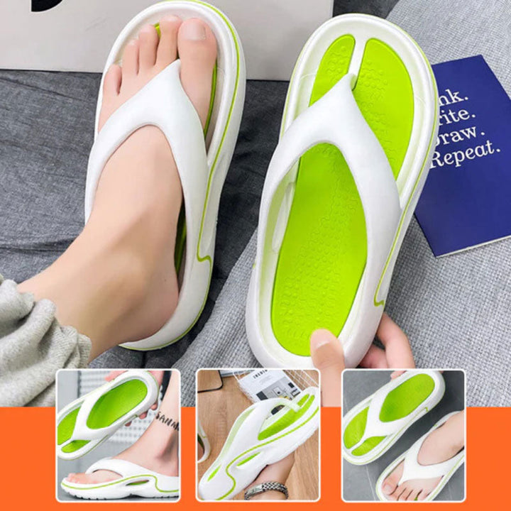 Komfino Flip-Flops mit dicken Sohlen