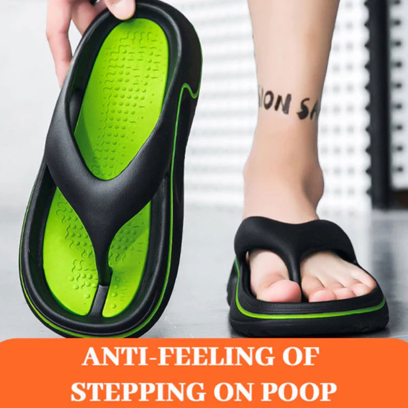 Komfino Flip-Flops mit dicken Sohlen