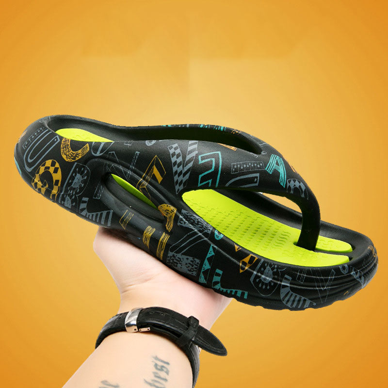 Komfino Flip-Flops mit dicken Sohlen