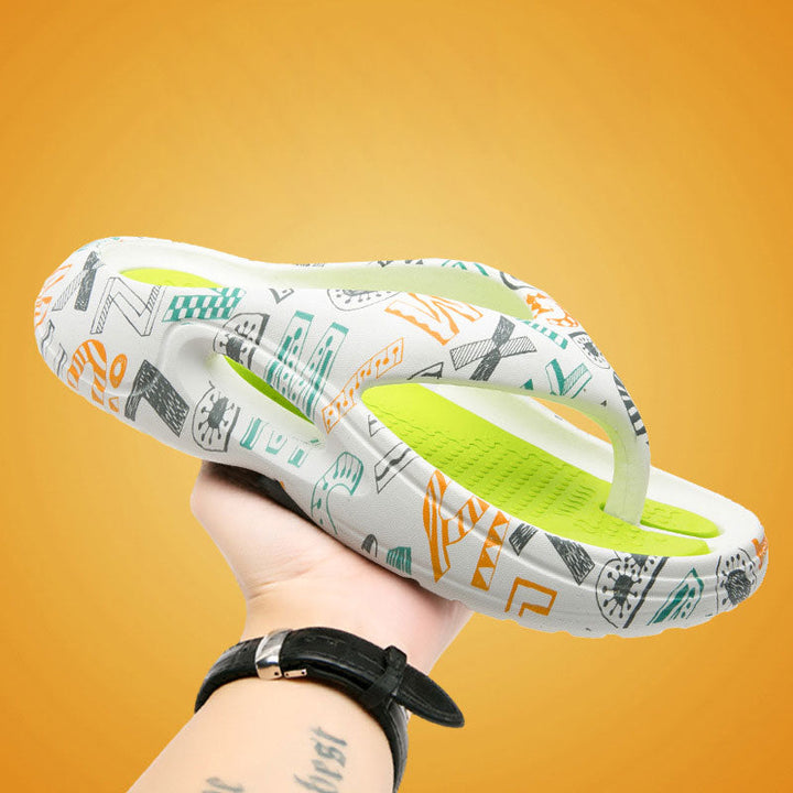 Komfino Flip-Flops mit dicken Sohlen