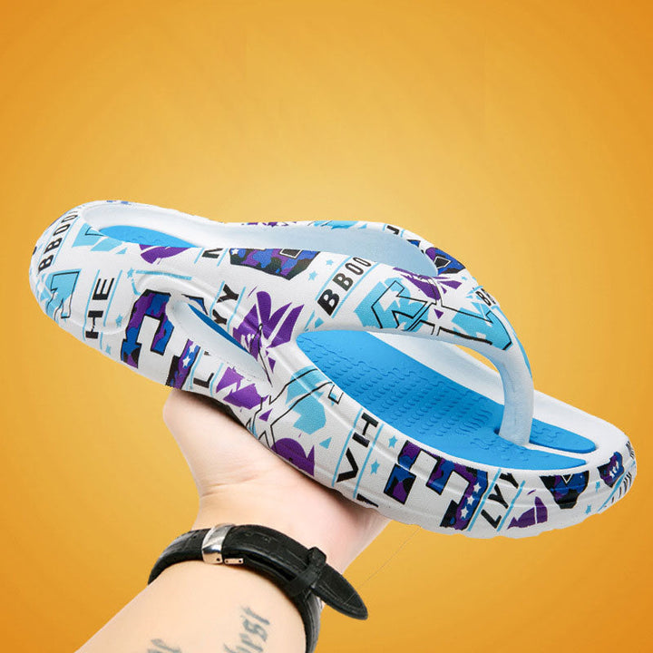 Komfino Flip-Flops mit dicken Sohlen